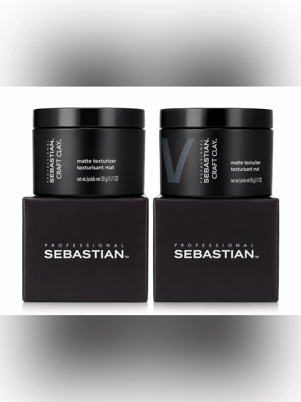 Sebastian Craft Clay Matte Texturizer 1.7 Oz 50g x2 Strong Hold Hair Styling